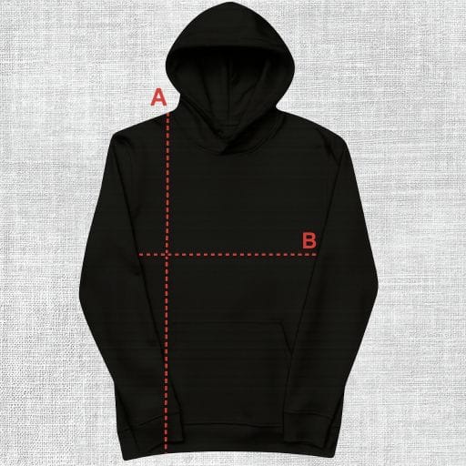 Totemay Size guide hoodie
