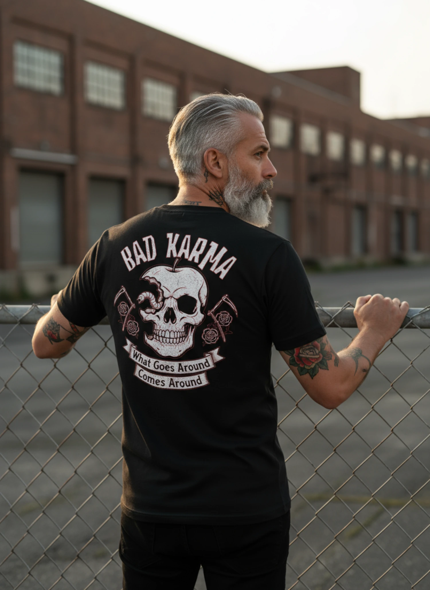 Bad Karma - Black T-Shirt 4 Bad Karma - Black T-Shirt - Image 4