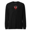 Damned Love - Black Long Sleeve 3 unisex long sleeve tee black front 690298dfa4ab0