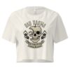 BAD KARMA - Ecru Crop T-shirt