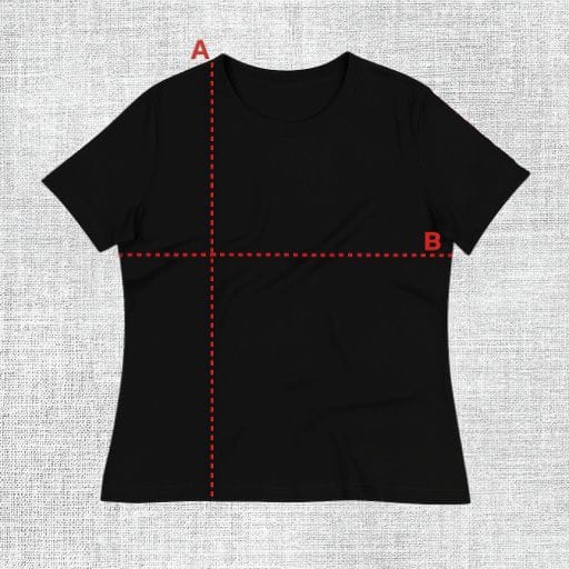 Totemay Size guide women t shirt