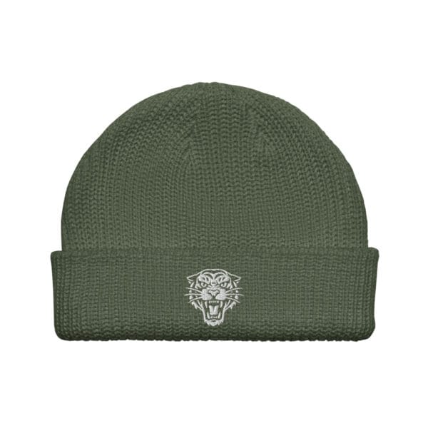 Alternative view of Tiger Fisherman Beanie Green
