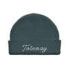 fisherman beanie petrol blue front 694156505992b