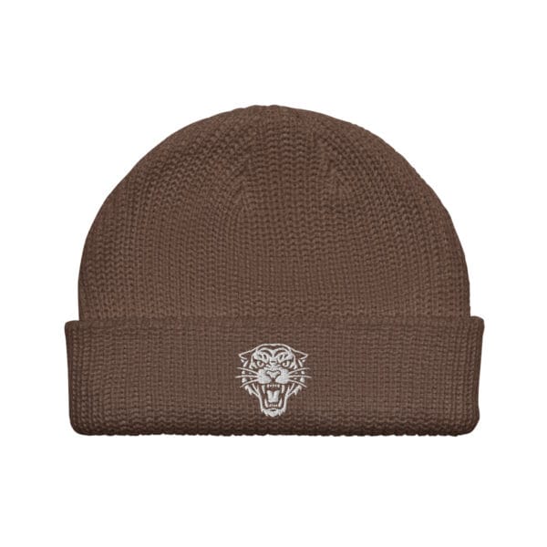 Alternative view of Tiger Fisherman Beanie Walnut