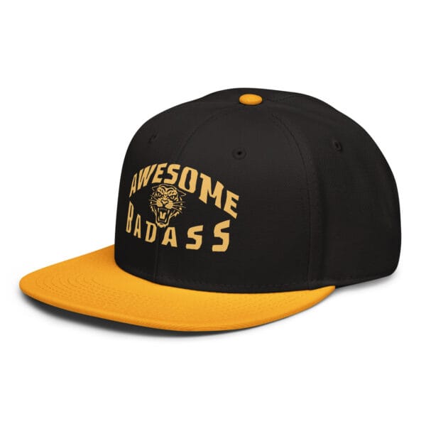 snapback gold black black left front 693bf4a54779d