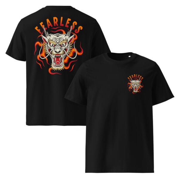 Alternative view of Fearless - Black T-Shirt