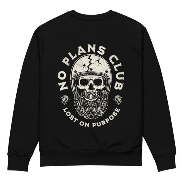 Lost on Purpose - Black Heavy Sweatshirt