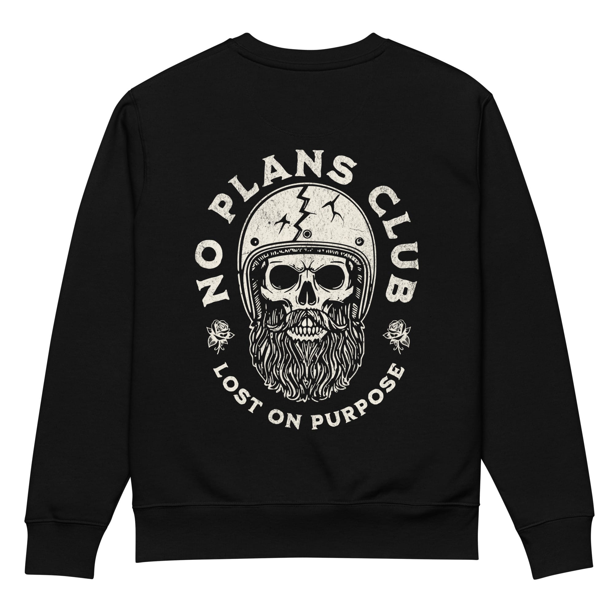 Lost on Purpose - Black Heavy Sweatshirt 1 Lost on Purpose - Black Heavy Sweatshirt