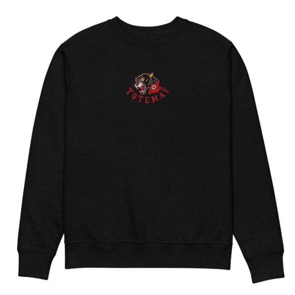 Alternative view of Never Too Close - Black Heavy Sweatshirt