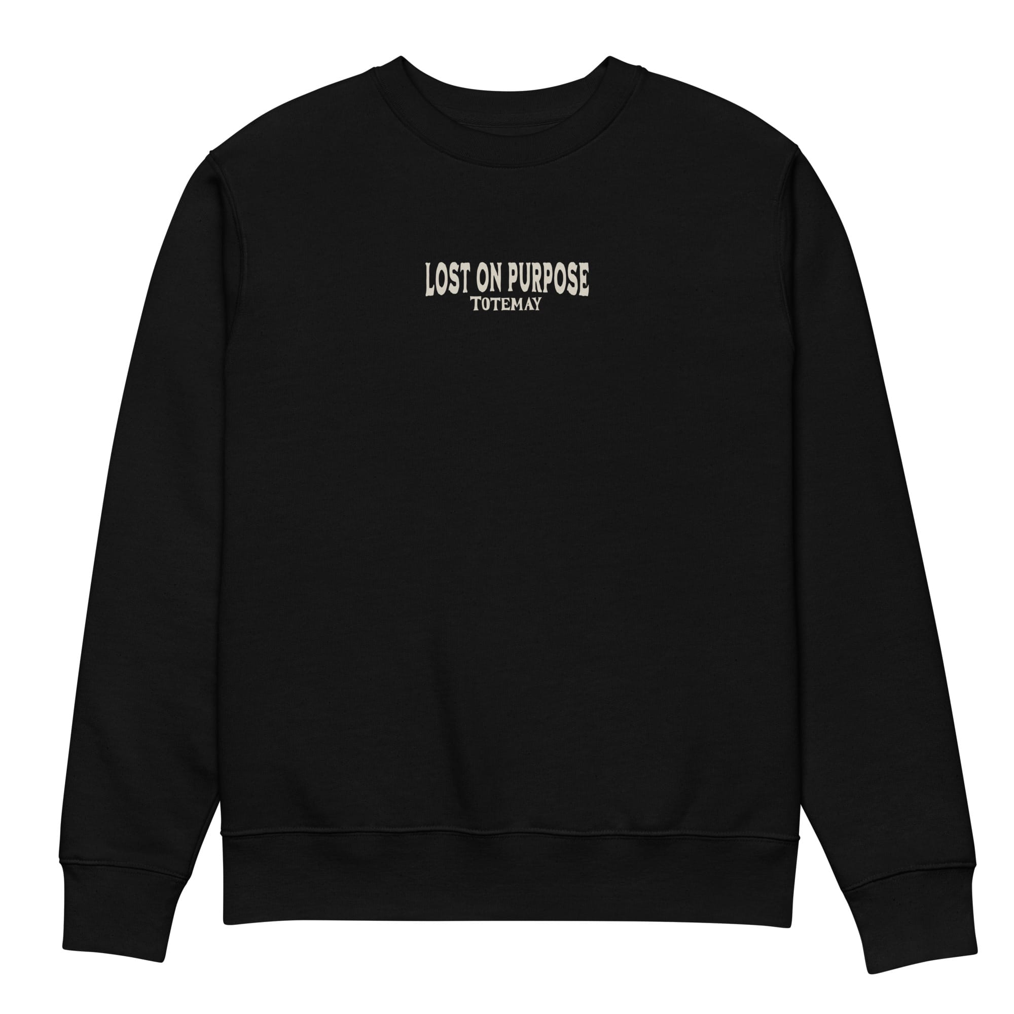 Lost on Purpose - Black Heavy Sweatshirt 2 Lost on Purpose - Black Heavy Sweatshirt - immagine 2
