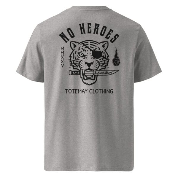 No Heroes - Heather Grey T-Shirt