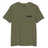 unisex organic cotton t shirt khaki front 6979f92803d16