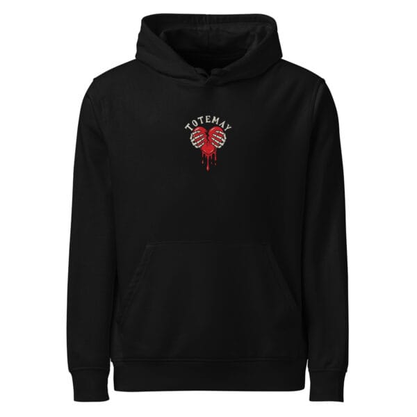 Alternative view of Damned Love - Black Hoodie