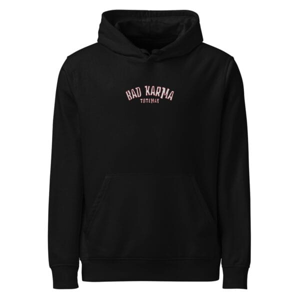 Alternative view of Bad Karma - Black Hoodie