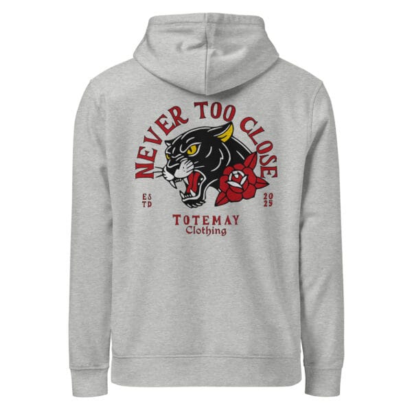 Never Too Close - Heather Grey Hoodie