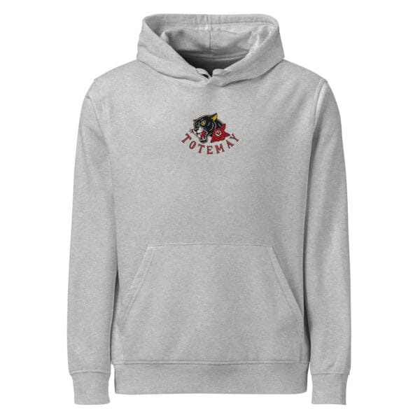 Alternative view of Never Too Close - Heather Grey Hoodie