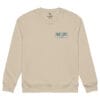 unisex organic mid weight sweatshirt desert dust front 697cc4e824857