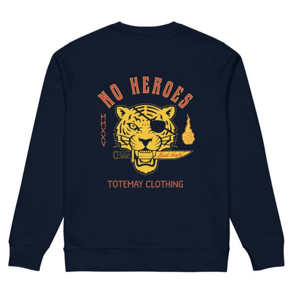 No Heroes - French Navy Sweatshirt