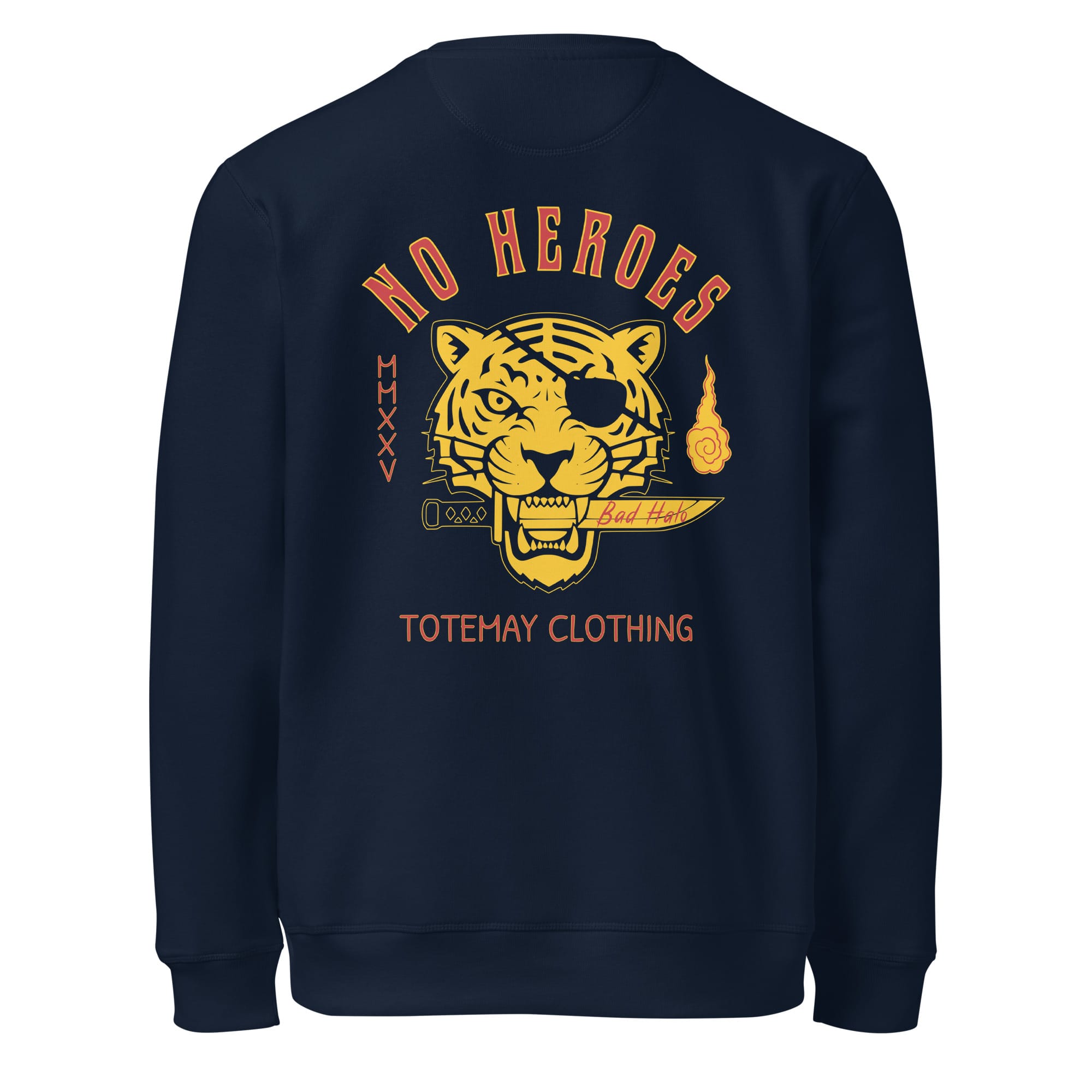 No Heroes - French Navy Sweatshirt 3 No Heroes - French Navy Sweatshirt - immagine 3