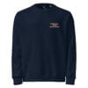 Embrace Your Darkness - French Navy Sweatshirt 7 unisex organic mid weight sweatshirt french navy front 697cc8c5aa178