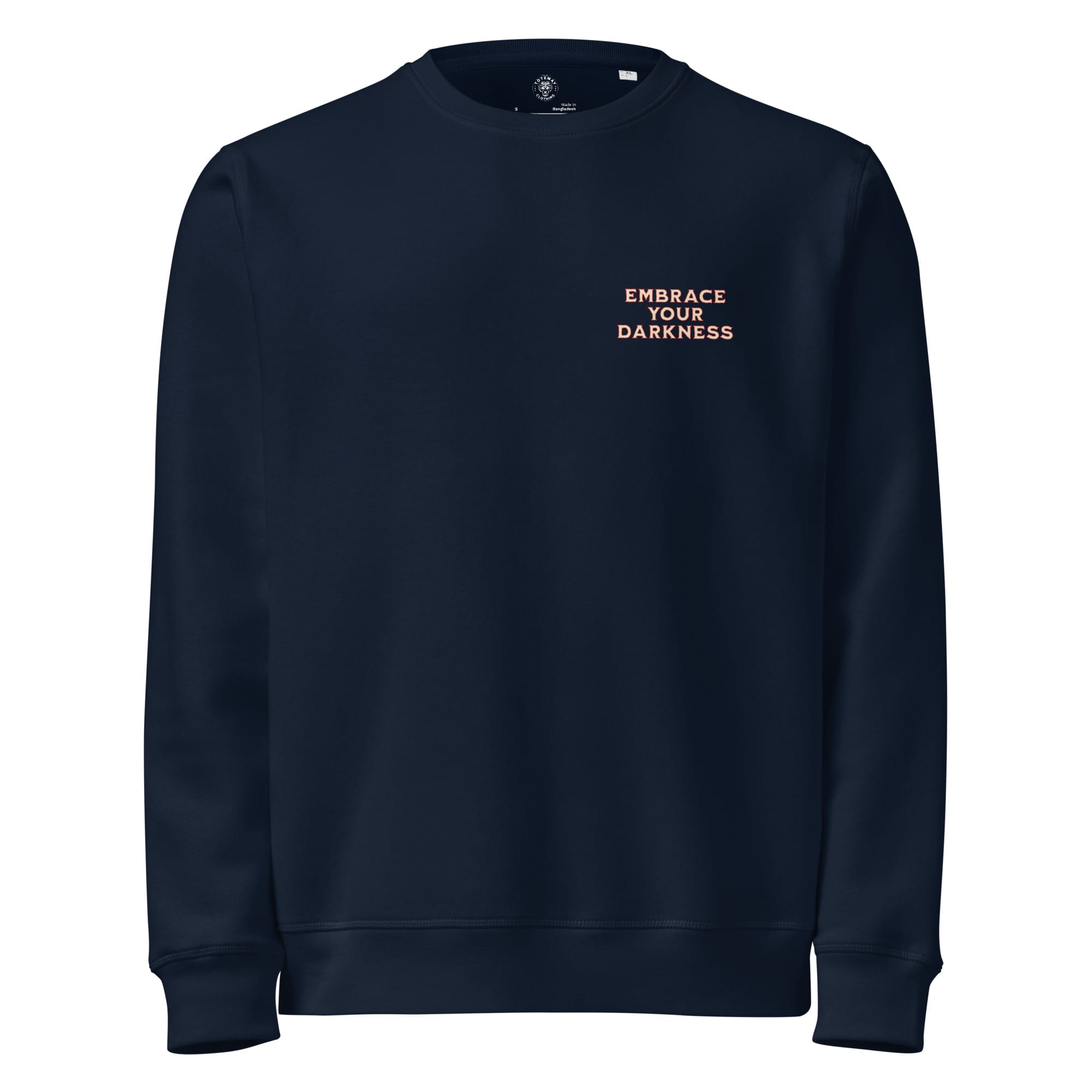 Embrace Your Darkness - French Navy Sweatshirt 4 Embrace Your Darkness - French Navy Sweatshirt - immagine 4