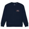 Embrace Your Darkness - French Navy Sweatshirt 5 unisex organic mid weight sweatshirt french navy front 697cc8c5aa699