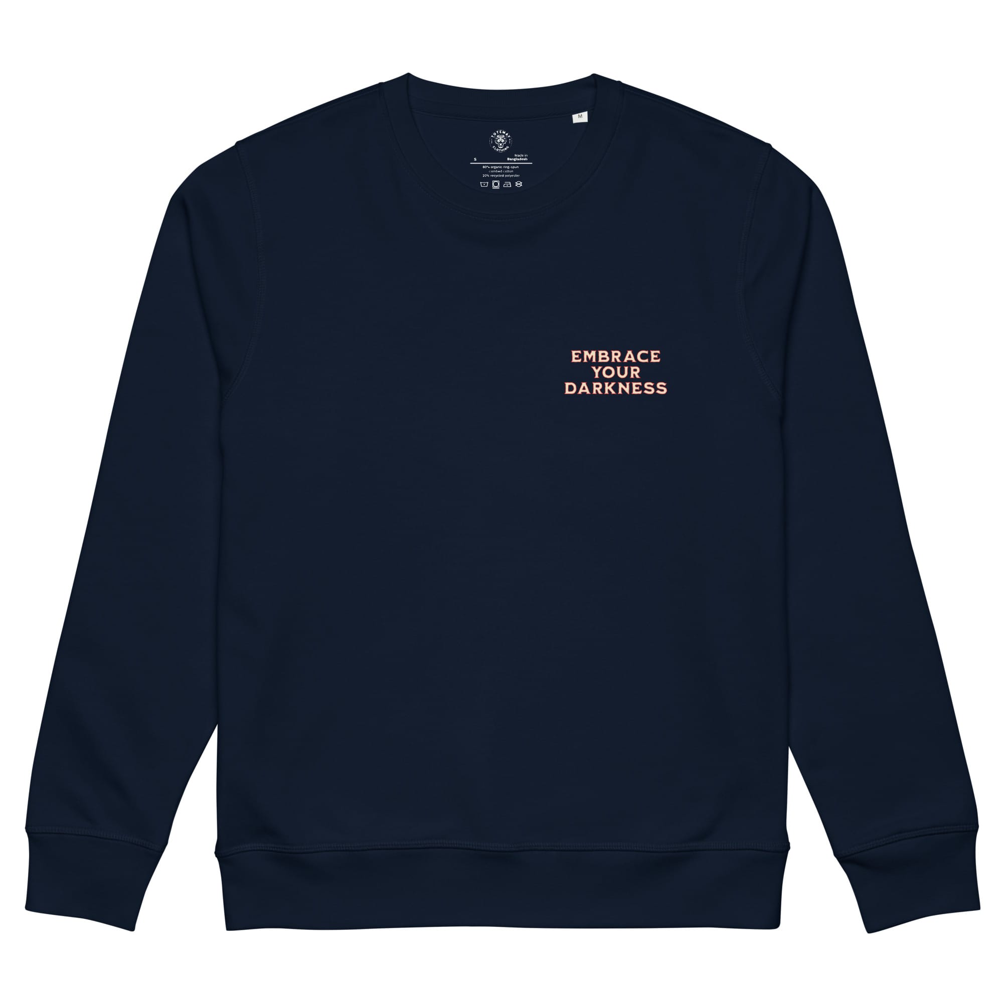 Embrace Your Darkness - French Navy Sweatshirt 2 Embrace Your Darkness - French Navy Sweatshirt - immagine 2