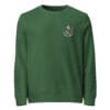 unisex organic sweatshirt bottle green front 697d4557b30f6