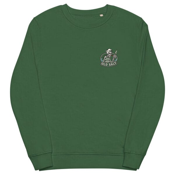 Alternative view of Old Salt - Bottle Green Sweatshirt