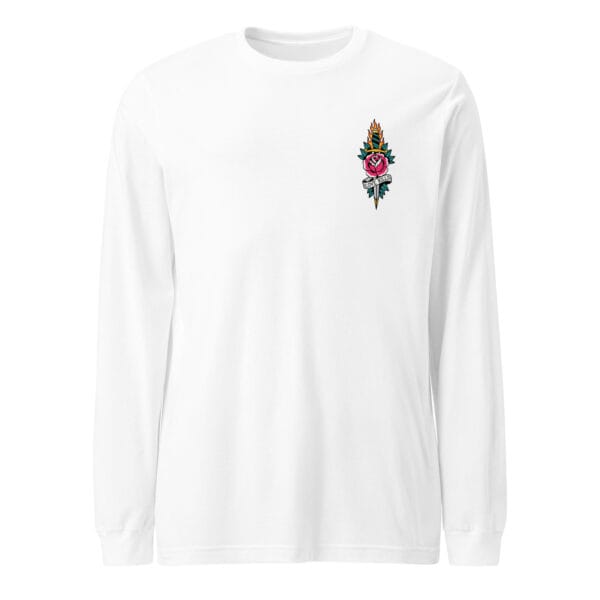 Love Kills - White Long Sleeve Tee