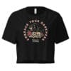 Embrace Your Darkness - Women's Crop Tee 8 womens crop top black front 69806bb63701e