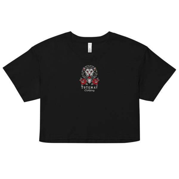 Alternative view of Raw Power - Black Women's Crop Tee