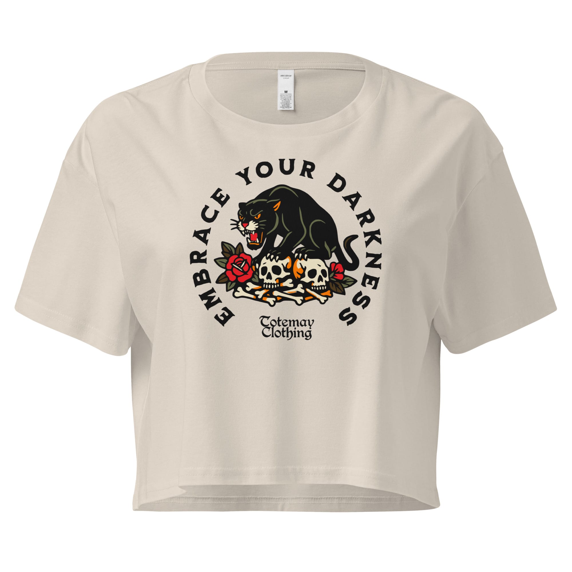 Embrace Your Darkness - Women's Crop Tee 2 Embrace Your Darkness - Women's Crop Tee - Image 2