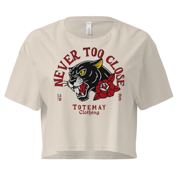 Alternative view of Never Too Close - Women's Crop Tee