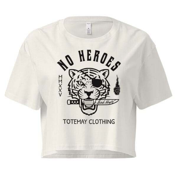 No Heroes - Women's Crop Tee