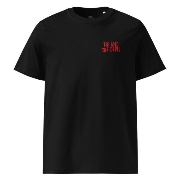 Alternative view of Me and the Devil - Black T-Shirt