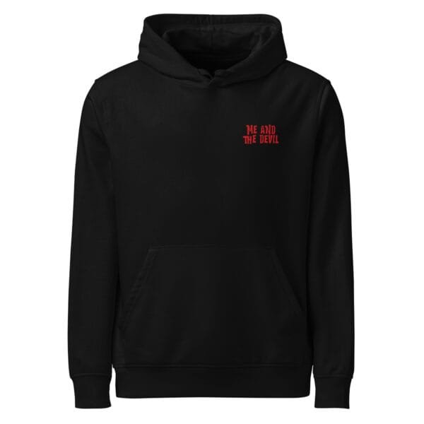 Alternative view of Me and the Devil - Black Hoodie