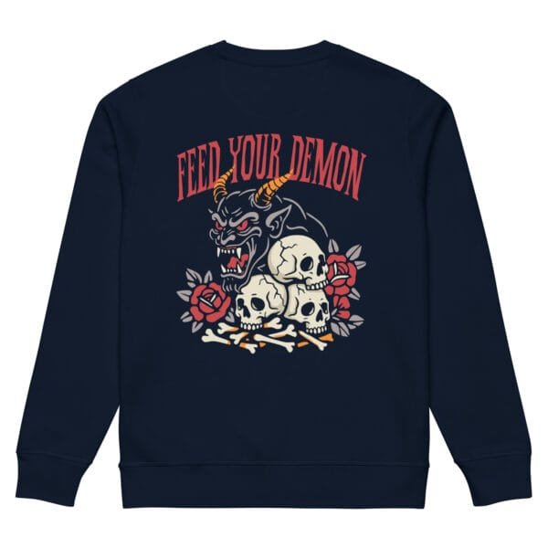 Feed Your Demon - French Navy Sweatshirt