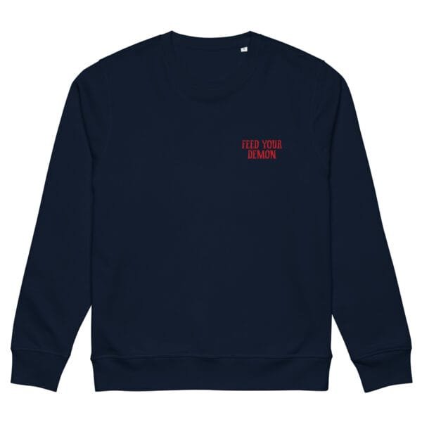 Alternative view of Feed Your Demon - French Navy Sweatshirt