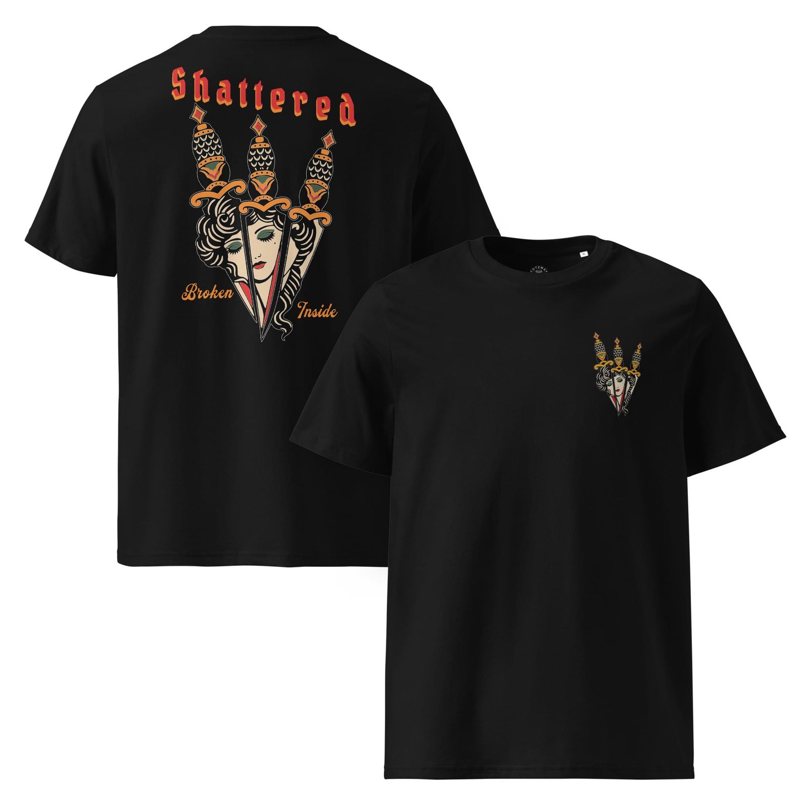 Shattered - Black T-Shirt 3 Shattered - Black T-Shirt - Image 3