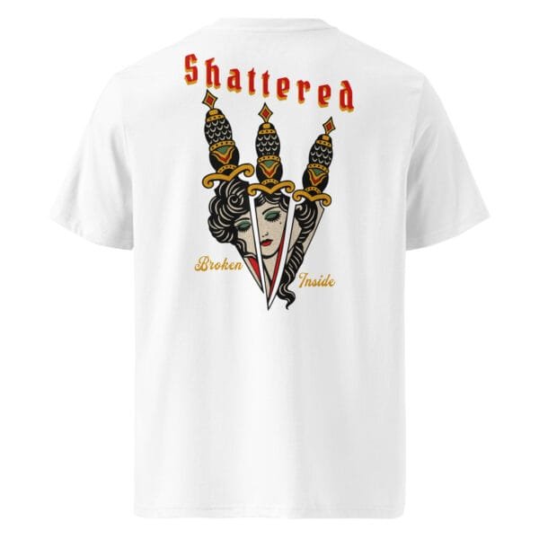 Shattered – White T-Shirt