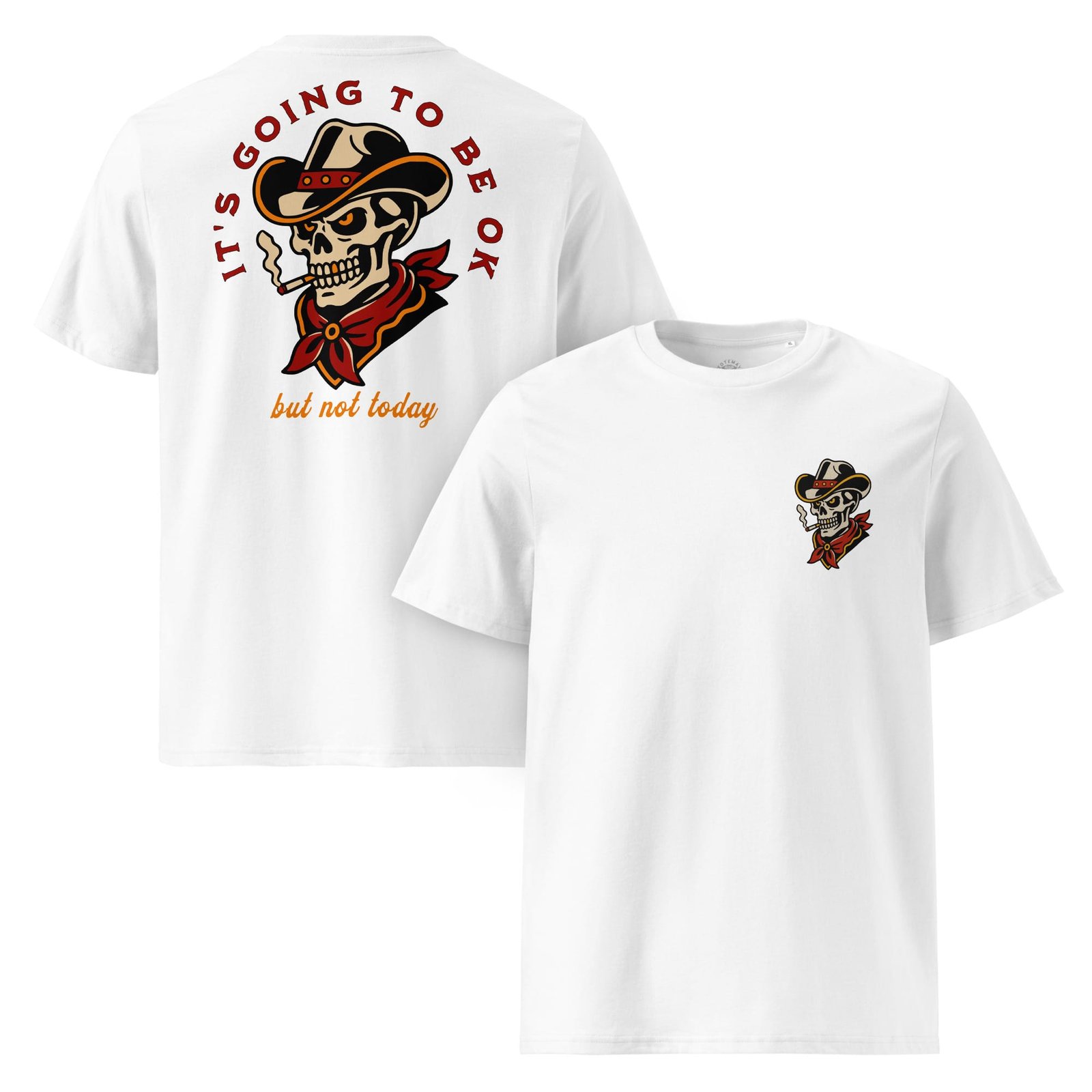 Not Today - White T-Shirt 3 Not Today - White T-Shirt - Image 3