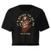 Not Today - Women's Crop Tee 8 womens crop top black front 6a16e67d3e05f
