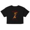 True Love - Women’s Crop Tee 9 womens crop top black front 6a16f36e6e32c