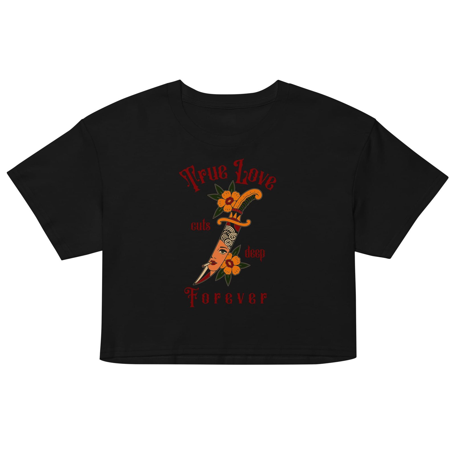 True Love - Women’s Crop Tee 4 True Love - Women’s Crop Tee - Image 4