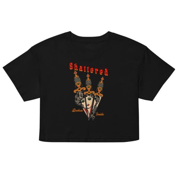 Alternative view of Shattered - Women's Crop Tee