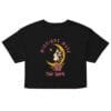 Midnight Muse - Women’s crop tee 7 womens crop top black front 6a1765f03ba13