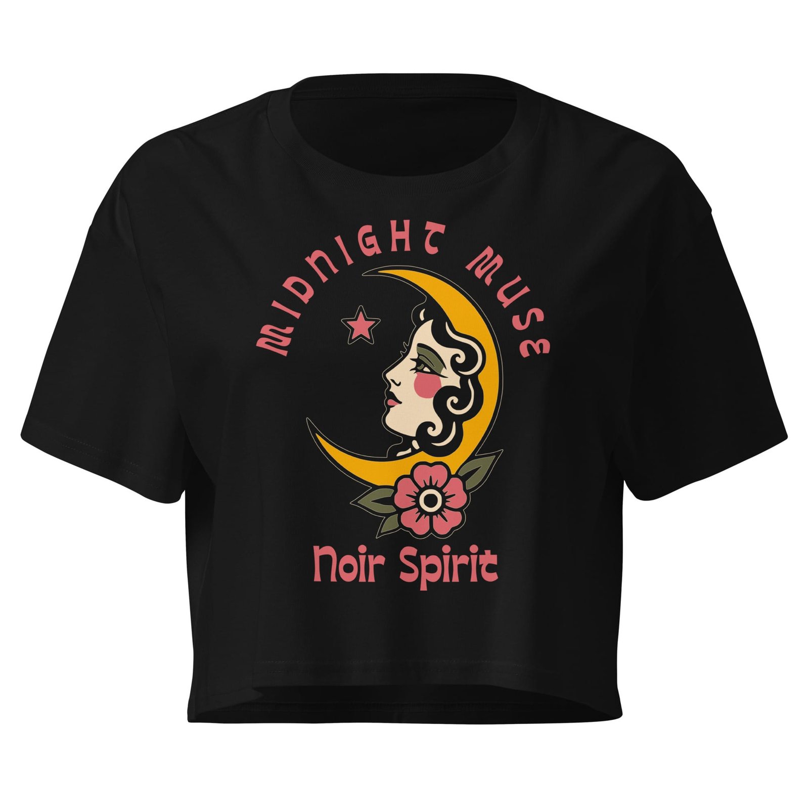 Midnight Muse - Women’s crop tee 1 Midnight Muse - Women’s crop tee