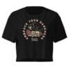 Embrace Your Darkness - Women's Crop Tee 8 womens crop top black front 6a177092e2382