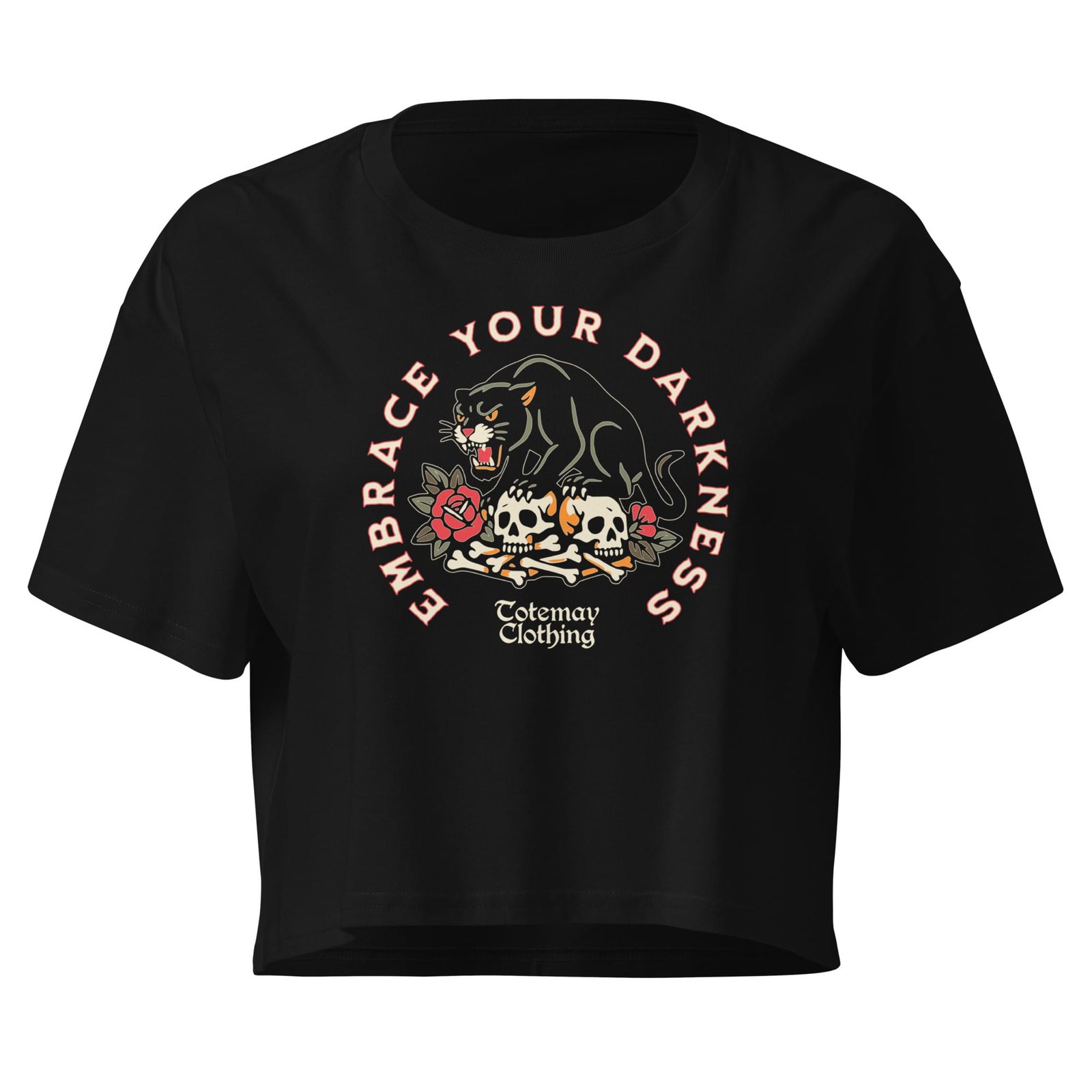 Embrace Your Darkness - Women's Crop Tee 3 Embrace Your Darkness - Women's Crop Tee - Image 3